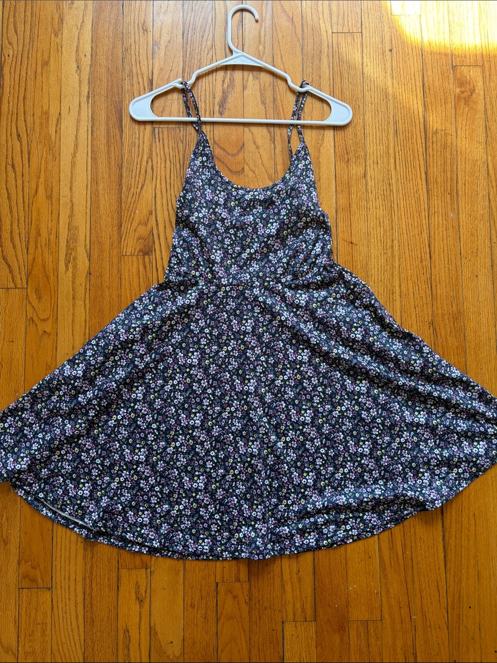 Floral Sundress with Spaghetti Straps